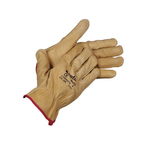 COFAN blister guantes vacuno extra resist. t-8   caja 12 unid.