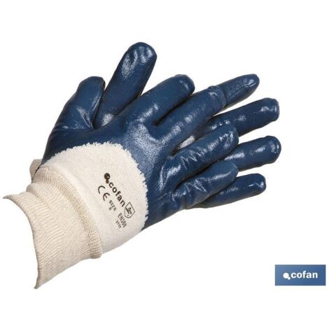COFAN blíster de guante de nitrilo azul talla 10 venta unitaria