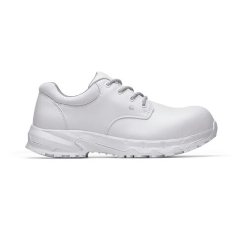 Calzado de trabajo Unisex de protección SFC puntera de 200 JULIOS BARRA Shoes for Crews Pro 39 Blanco (1/5)