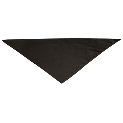 Pañuelo pirata triangular para cocina, en poliéster y algodón VALENTO  Negro