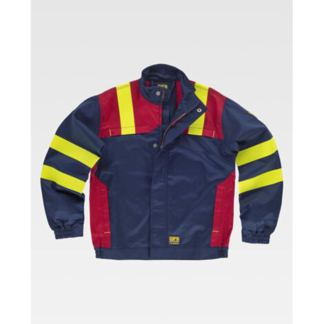 Cazadora combinada ignífuga, antiestática con protección para soldadura y arco eléctrico B1199 (1/5)