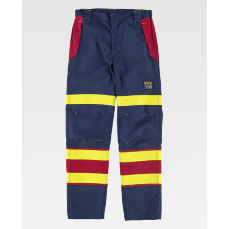 Pantalón combinado ignífugo, antiestático con protección para soldadura y arco eléctrico B1499 (1/3)