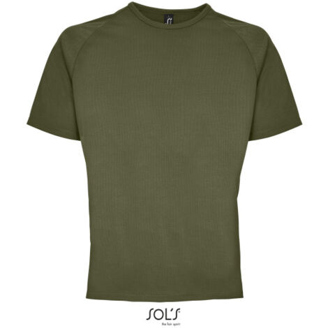 Camiseta Hombre Manga Raglán SOL'S SPORTY 3XL Army