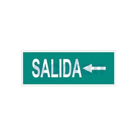 Señal de evacuación Salida flecha izquierda (1/3)