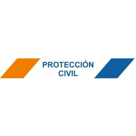 Cinta de Balizamiento Protección Civil 75 mm x 200 m x 0'05 mm (1/2)
