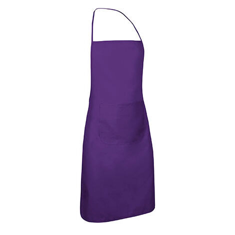 Delantal largo multiusos VALENTO Chef  Violeta uva              87 x 60 cm