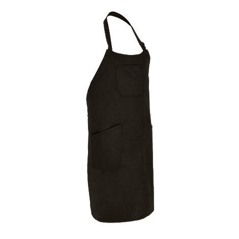 Delantal con peto multibolsillos VALENTO PARMENTIER  Negro