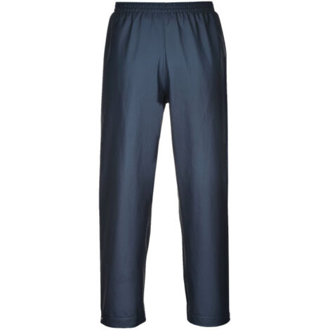 Pantalones de lluvia con cintura elástica completa Sealtex Classic S451 XL Azul Marino