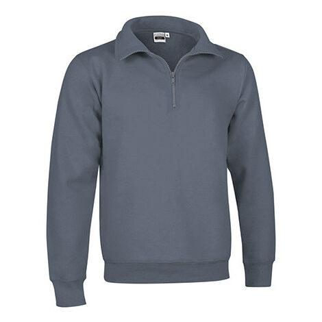 Sudadera con cremallera corta VALENTO Wood 3XL Gris Cemento