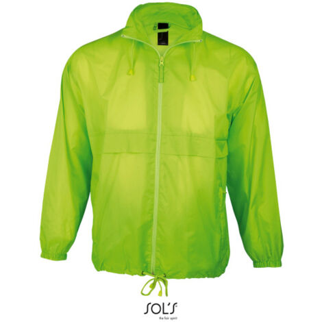 Cortaviento Unisex Hidrófugo SOL'S SURF XL Tilo fluor