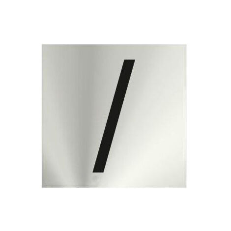 Señal informativa Slash Acero Inoxidable Adhesivo de 0'8mm 50 x 50 mm SEKURECO (1/2)