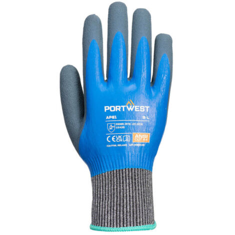 Guante de protección anti-corte Liquid Pro HR azul AP81 XXL