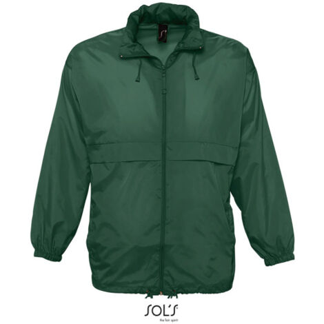 Cortaviento Unisex Hidrófugo SOL'S SURF XXL Verde bosque