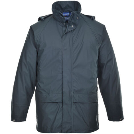 Chubasquero de doble tapeta y puños con corchetes Sealtex Classic S450 S Azul Marino