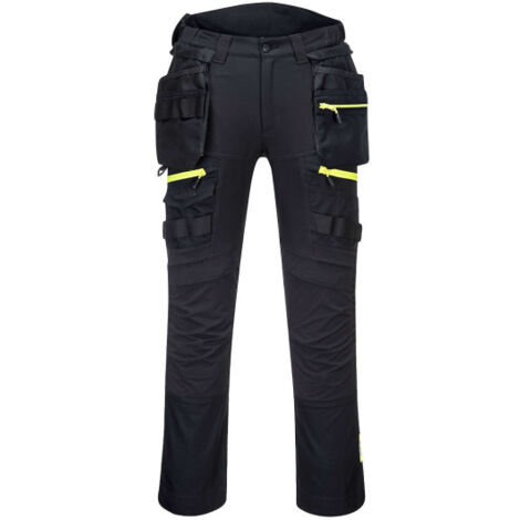 Pantalón laboral dinámico DX4 Holster con bolsillos desmontables Regular DX440 42 pulgadas Negro