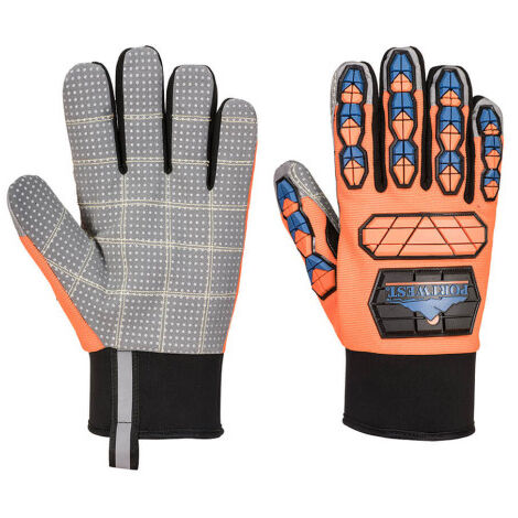Guantes contra impactos Aqua-Seal Pro Naranja/Azul A726 L