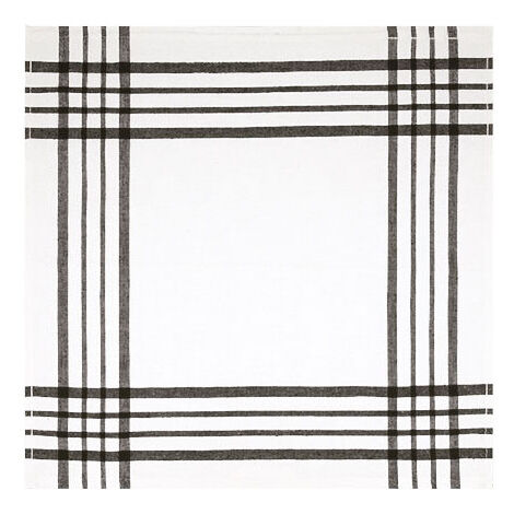Paño de cocina multiusos VALENTO TARTAR  Blanco / Negro