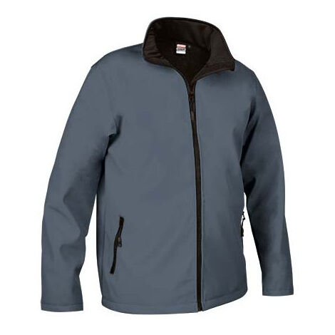 Chaqueta softshell hidrofugada y cortavientos VALENTO Horizon XXL Gris cemento
