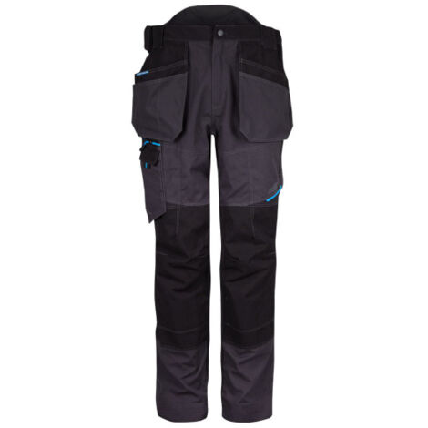 Pantalón de trabajo bicolor con bolsillo pistolera WX3 Holster T702 40 pulgadas Gris metálico
