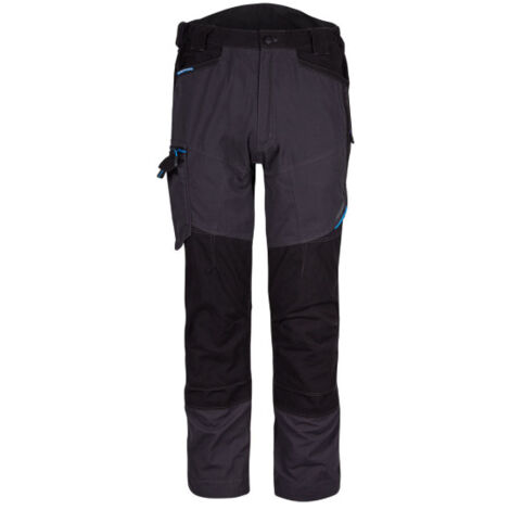 Pantalón de trabajo en polialgodón con paneles estásticos WX3 Bajos T701 40 pulgadas Gris metálico (1/2)