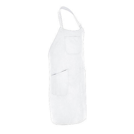 Delantal con peto multibolsillos VALENTO PARMENTIER  Blanco