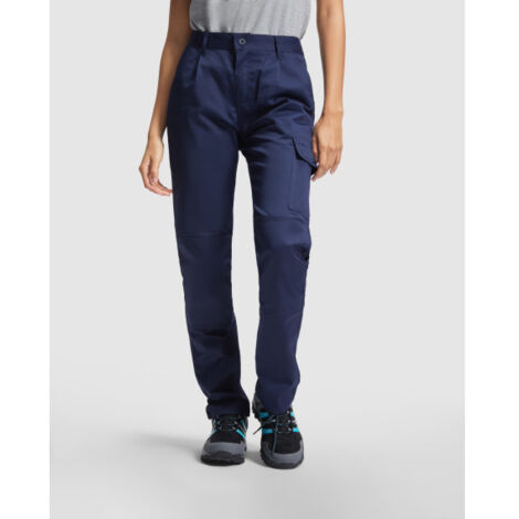 Pantalón laboral largo modelo recto, resistente DAILY WOMAN ROLY PA9118 44 Azul Marino (1/4)