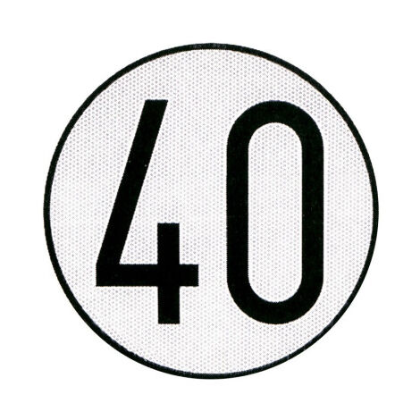 Disco V-4 limitación velocidad máxima permitida (km/h)                 40 km/h