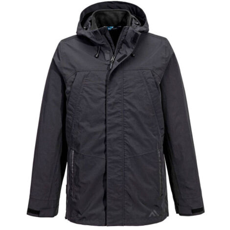 Chaqueta 3 en 1 impermeable, transpirable y corta-viento KX366 XXXL Negro (1/2)