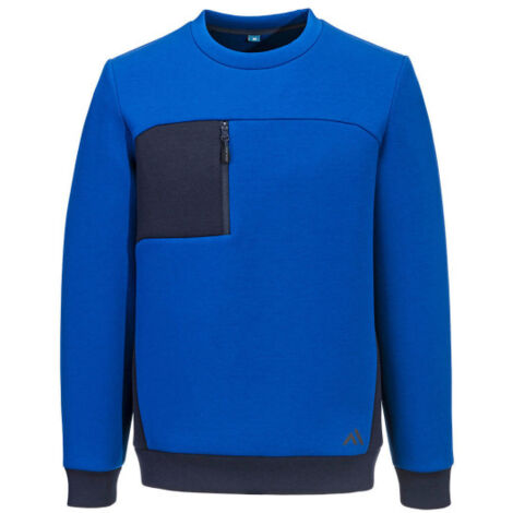 Chaqueta en tejido transpirable y absorbente de humedad KX377 L Cuarzo / Azul marino oscuro (1/2)