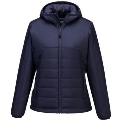 Chaqueta aislante con capucha para mujer profesional PORTWEST S613 L Azul marino (1/2)