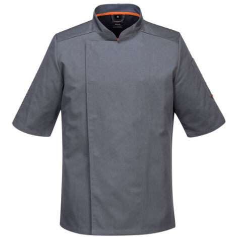 Chaqueta de cocina M/C paneles de malla MeshAir Pro anti- manchas C738 XXL Gris Pizarra