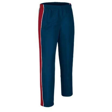 Pantalón deportivo largo Match Point S Azul Marino/Rojo/Blanco