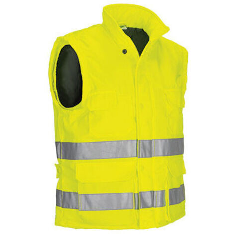Chaleco acolchado de Alta Visibilidad ANCHORAGE L Amarillo Flúor (1/3)
