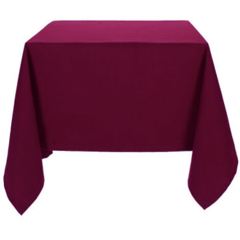 Mantel cuadrado de tela para hostelería DINNER  Negro (1/2)