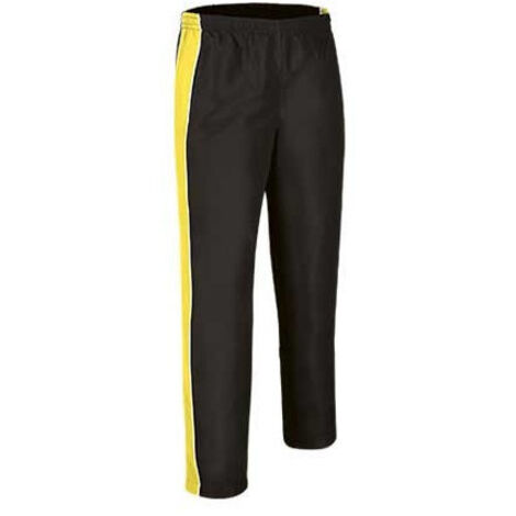 Pantalón deportivo en tejido acetato dualflock Tournament XL Negro/Amarillo/Blanco
