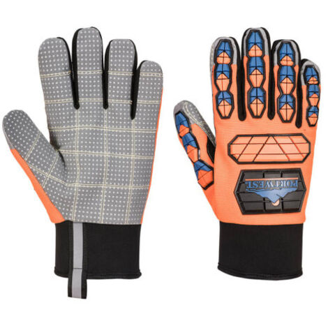 Guantes contra impactos Aqua-Seal Pro Naranja/Azul A726 XXL