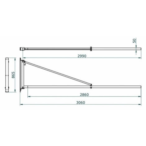Brazo giratorio modular CEPRO                                             4 m (1/5)