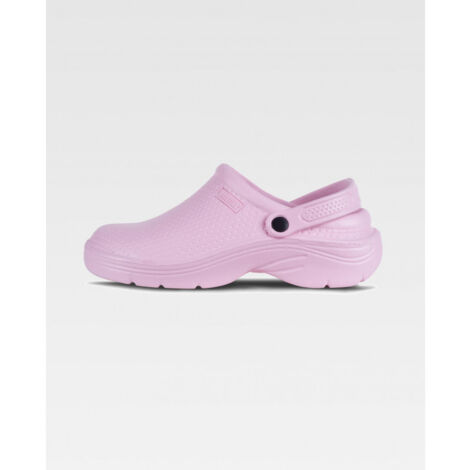 Zueco sanitario anatómico con cámara ortopédica WORKTEAM P2006 44/45 Rosa Claro