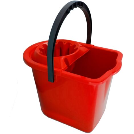 Fregasuelos oval para limpieza de 14 litros 23070 DENOX-FAMESA Rojo (1/2)