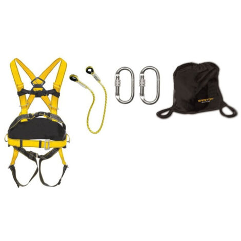 Kit anticaídas con arnés Serpe SAFETOP con cuerda conectora                 Cuerda 1