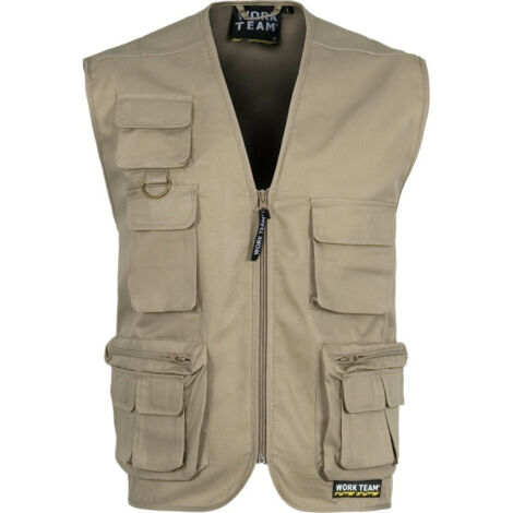 Chaleco Industrial 0013S | Beige - XXL (1/3)