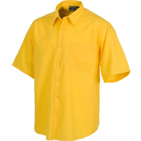 Camisa industrial manga corta WORKTEAM B8100 con costuras reforzadas 50 Amarillo (1/3)