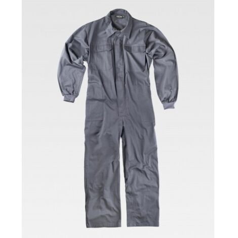 Buzo básico de trabajo 100% algodón WORKTEAM B5200 62 Gris