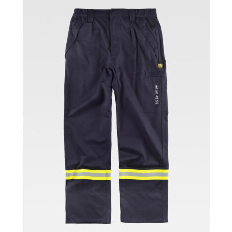 Pantalón ignífugo para soldadura y arco eléctrico WORKTEAM B1498 (1/3)