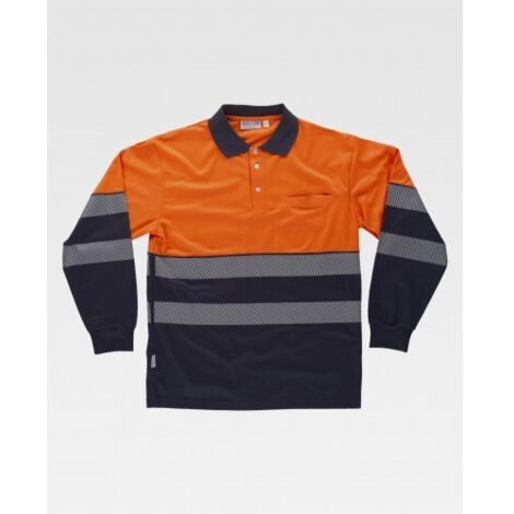Polo de Alta Visibilidad con interior en tejido afelpado WORKTEAM C3891