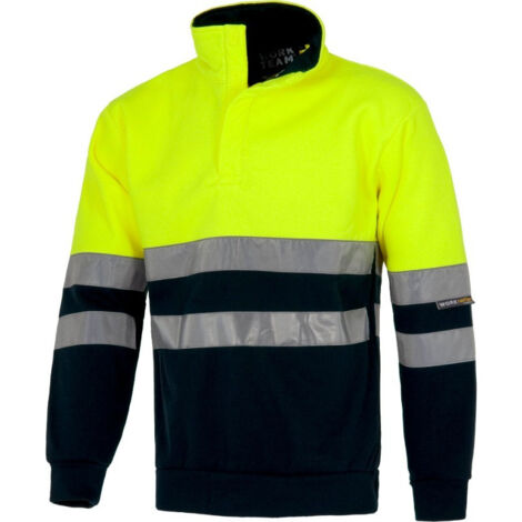 Sudadera con cuello alto de Alta Visibilidad WORKTEAM C3839 (1/3)