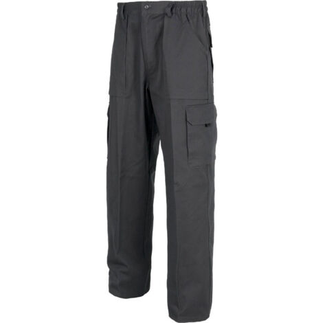 Pantalón de algodón de bolsillos con cartera de velcro WORKTEAM Future WF1400 54 Gris (1/3)