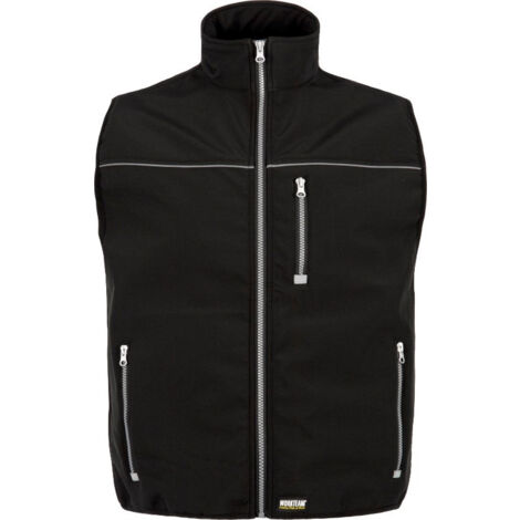 Chaleco Sport con membrana interior transpirable WORKTEAM S9310 Workshell M Negro (1/3)