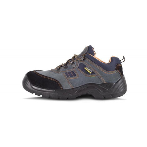 Zapato de seguridad en serraje con cordones y puntera de acero WORKTEAM P1201 (1/5)