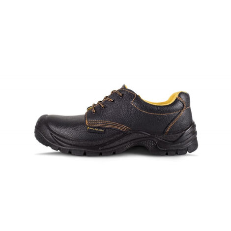 Zapato de piel hidrofugado con cordones S1P SRC WORKTEAM P1401 47 Negro (1/5)